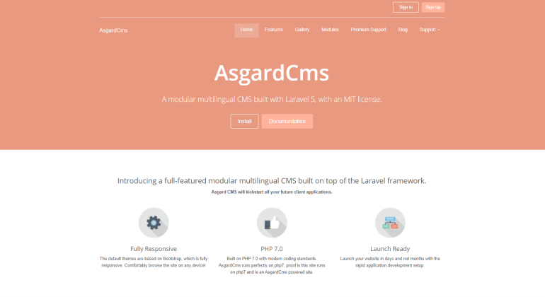 Asgard CMS