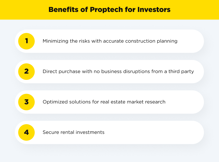 benefits of proptech for investors