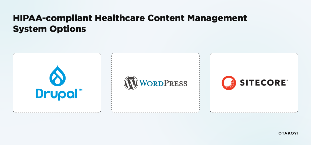 HIPAA-compliant Healthcare CMS Options