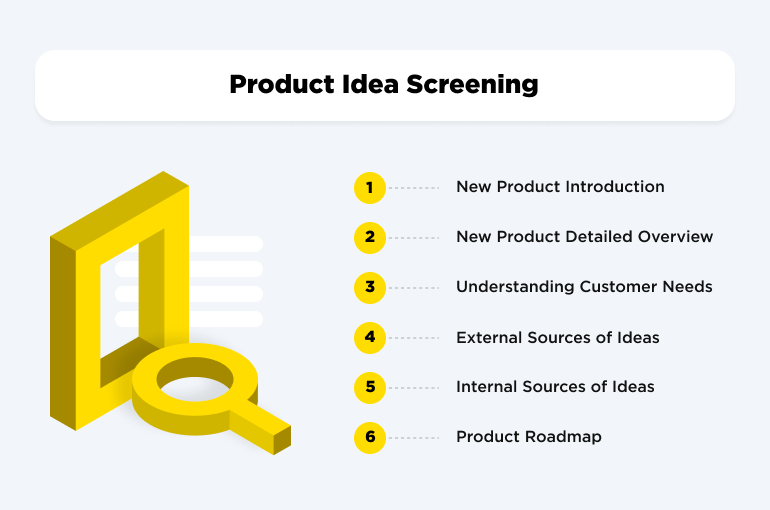 product idea screening stages