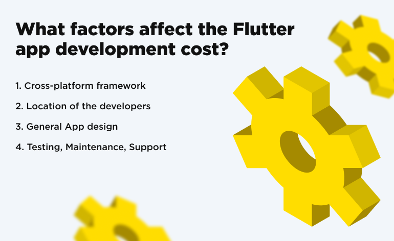 What factors can affect Flutter development cost?